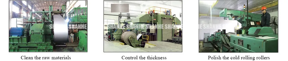Tinplate production line: control the thickness and polish 